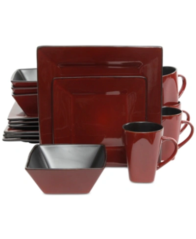 Gibson Kiesling 16-pc. Dinnerware Set In Red
