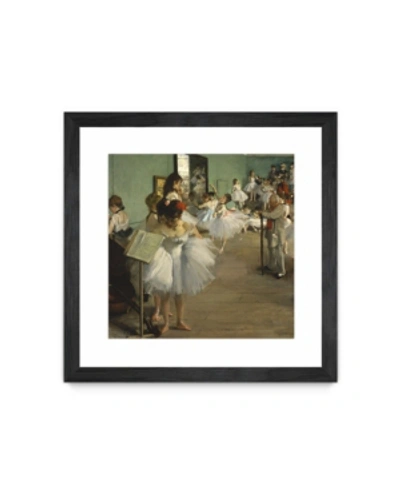 Giant Art The Dance Class Matted And Framed Art Print, 36" X 36" In Emerald