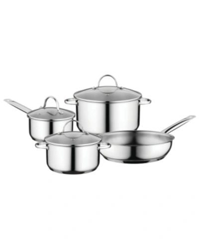 Berghoff Essentials Comfort Cookware Set, 7 Pieces In Silver-tone
