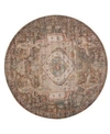 Amer Rugs Eternal Ete-11 Taupe 6'7" Round Rug In Taupe