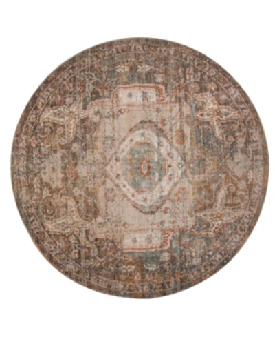 Amer Rugs Eternal Ete-11 Taupe 6'7" Round Rug In Brown