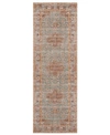Amer Rugs Eternal Ete-30 Mint 2'7" X 7'6" Runner Rug In Mint