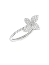 Pasquale Bruni Women's Petit Garden 18k White Gold & Diamond Pavé Flower Ring