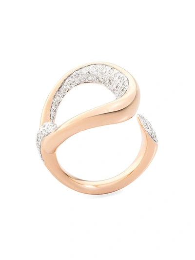 Pomellato Women's Fantina 18k Rose Gold & Diamond Ring