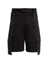 A-COLD-WALL* MEN'S STRATA CARGO SHORTS,0400013654169