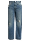 AG KNOXX RIPPED ANKLE JEANS,400013630274