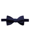 Eton Grosgrain Silk Bow Tie In Blue