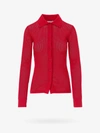 Bottega Veneta Technical Cotton Mesh Shirt In Red In Red