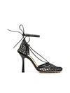 BOTTEGA VENETA WRAP-TIE MESH PUMPS