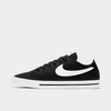 Nike Men's Court Legacy Canvas Casual Mid Sneakers From Finish Line In Black/white
