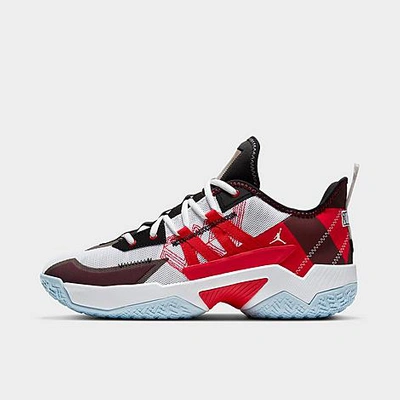 Nike Jordan One Take Ii Basketball Shoes In White/university Red/black/university Red