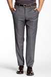 Louis Raphael Comfort Straight Leg Pants In Charcoal