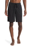 Daniel Buchler Peruvian Pima Cotton Lounge Shorts In Black