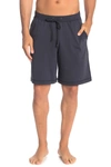 Daniel Buchler Solid Drawstring Sleep Shorts In Charcoal