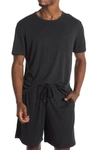Daniel Buchler Peruvian Pima Cotton Lounge Tee In Black