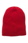 Portolano Cashmere Hat In Fire Red