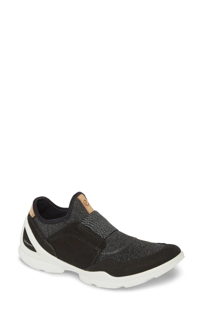 Ecco Biom Street Slip-on Sneaker In Black/ Black