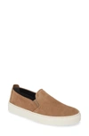 The Flexx Sneak Name Woven Slip-on Sneaker In Peanut Suede