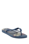 Havaianas Aloha Flip Flop In Indigo Blue