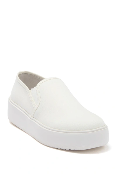 Steve Madden Rogue Platform Slip-on Sneaker In White
