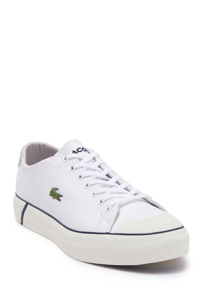 Lacoste Gripshot Sneaker In Wht/nvy