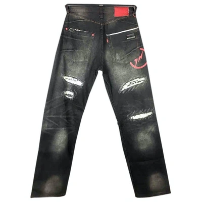 Pre-owned Fragment Straight Jeans In Black