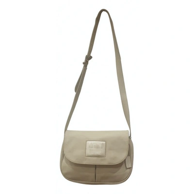 Pre-owned Fendissime Leather Crossbody Bag In Beige