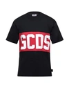 Gcds T-shirts In Black