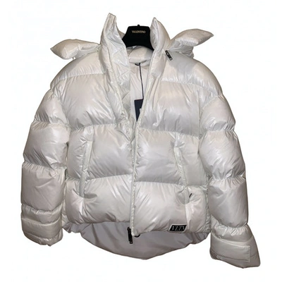 Pre-owned Valentino Puffer In White