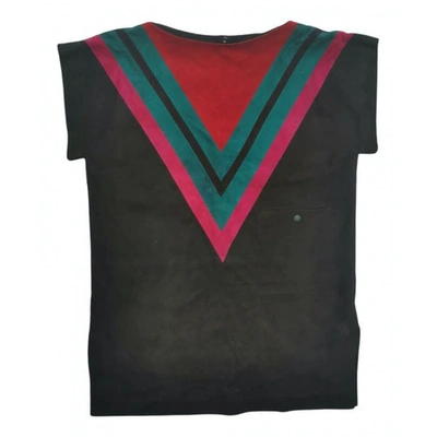 Pre-owned Gucci Leather Tunic In Black
