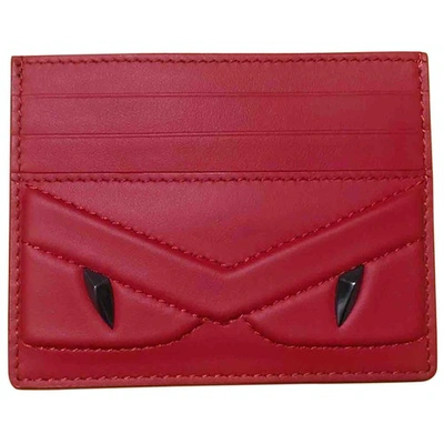 Pre-owned Fendi Red Leather Small Bag, Wallet & Cases
