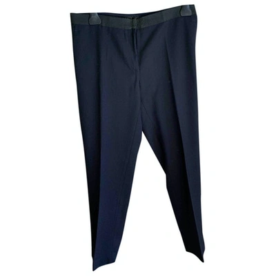 Pre-owned Erika Cavallini Wool Short Pants In Blue