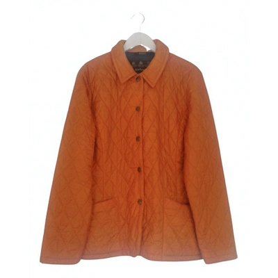 Pre-owned Barbour Jacket In Orange