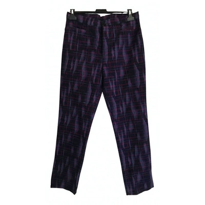 Pre-owned Romeo Gigli Straight Jeans In Purple