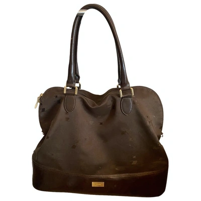 Pre-owned Zenith Cloth Handbag In Brown