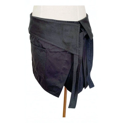 Pre-owned Isabel Marant Mini Skirt In Black