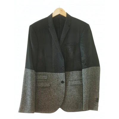 Pre-owned Neil Barrett Wool Vest In Grey