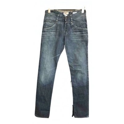 Pre-owned Replay Blue Cotton Jeans