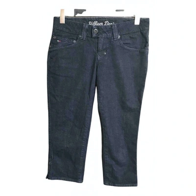 Pre-owned Tommy Hilfiger Blue Cotton Jeans