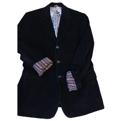 Pre-owned Just Cavalli Black Cotton Jacket