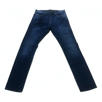 Pre-owned Neil Barrett Blue Cotton Jeans