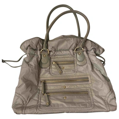 Pre-owned Tod's Cloth Handbag In Grey