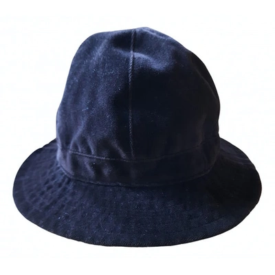 Pre-owned Borbonese Hat In Brown