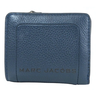 Pre-owned Marc Jacobs Navy Leather Wallet