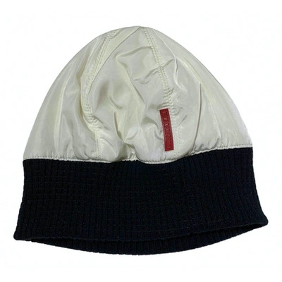 Pre-owned Prada White Wool Hat