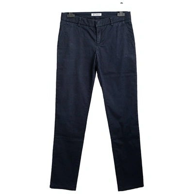 Pre-owned Dondup Chino Pants In Blue