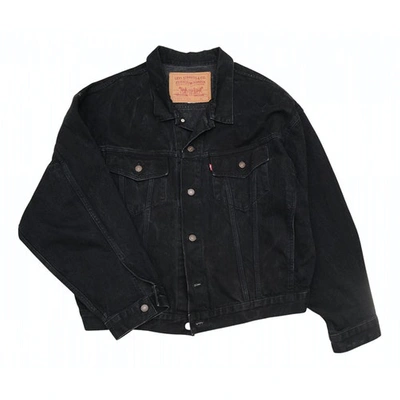 Pre-owned Levi's Black Cotton Jacket