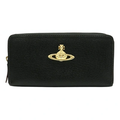 Pre-owned Vivienne Westwood Black Leather Wallet