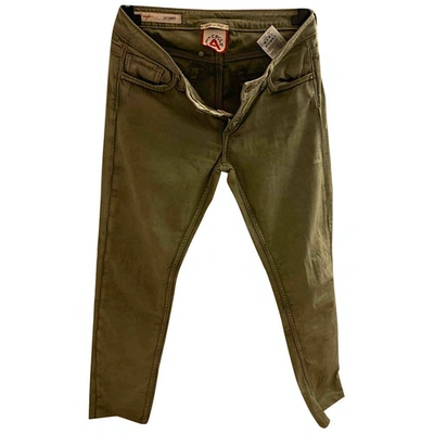Pre-owned Cycle Straight Jeans In Green