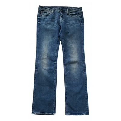 Pre-owned Ralph Lauren Straight Jeans In Navy